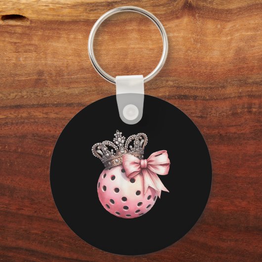 Girly Ckleball Princess Queen Crown For Women Sleutelhanger (Voorkant)