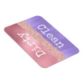 Girly Clean Vuil Vaatwasser Magneet (Rechterzijde)