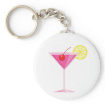 Girly Cocktail Sleutelhanger