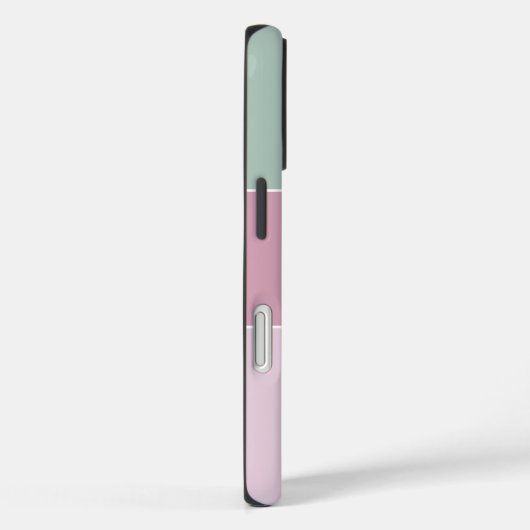 Girly Colorblock Personalized  Case-Mate iPhone Case (Achterkant / Rechts)