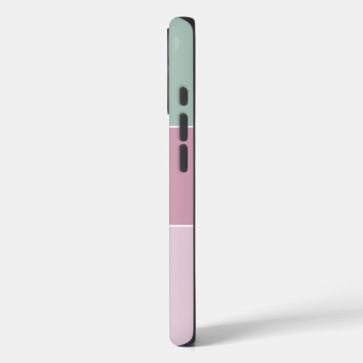 Girly Colorblock Personalized  Case-Mate iPhone Case (Achterkant / Links)