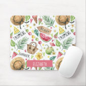 Girly Colorful Beach Relax Muismat (Met muis)