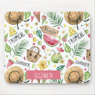 Girly Colorful Beach Relax Muismat