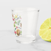 Girly Colorful Beach Relax Shot Glas (Rechts)