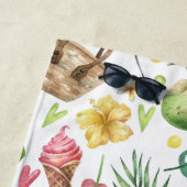 Girly Colorful Beach Relax Strandlaken (In situ)