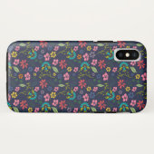 Girly Colorful Boho Spring Flowers Case-Mate iPhone Case (Achterkant (horizontaal))