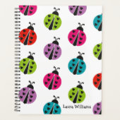 Girly Colorful Ladybug Persoonlijk Planner (Voorkant)