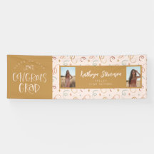 Girly Confetti 2 Foto Congrats Afstudeerder Party