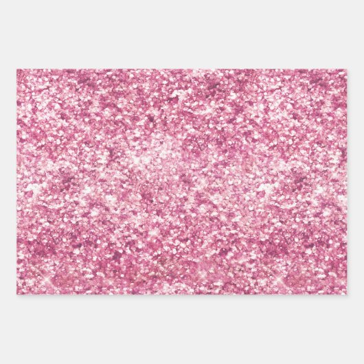 Girly Confetti Glitter Inpakpapier Vel (Voorkant 3)