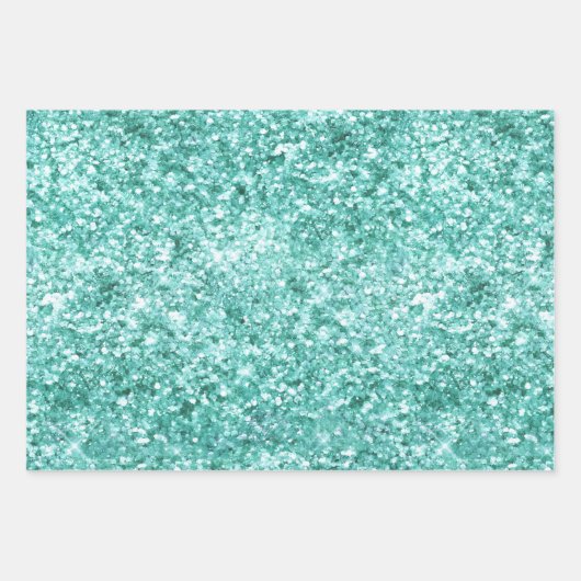 Girly Confetti Glitter Inpakpapier Vel (Voorkant 2)