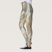 Girly Cool Modern Marble Texture Leggings (Links)