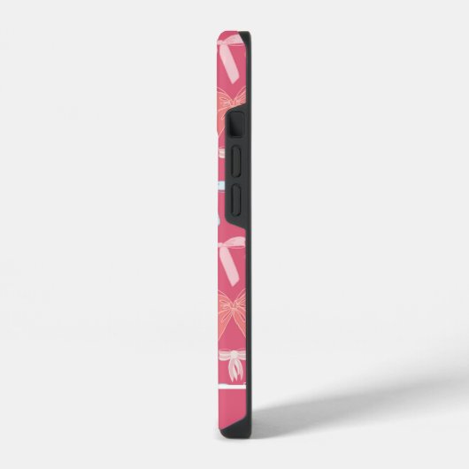 Girly Coquette Bows iPhone Hoesje (Linkerkant)