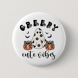 Girly Coquette Creepy Cute Vibes Halloween Ronde Button 5,7 Cm