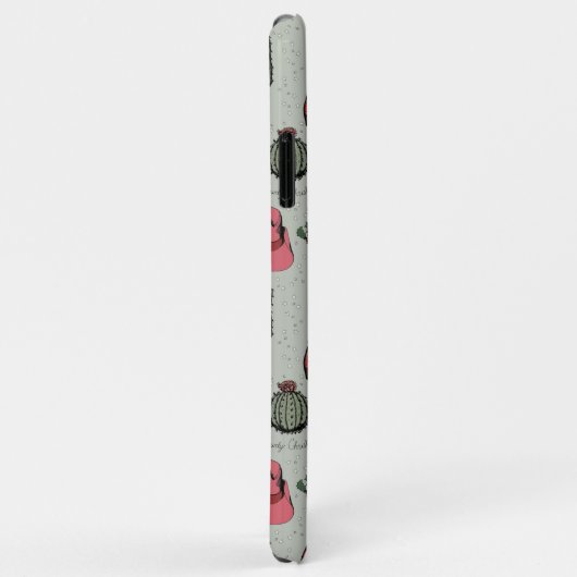 Girly Country Cowgirl Kerstmonogram Case-Mate iPhone Case (Achterkant/rechts)