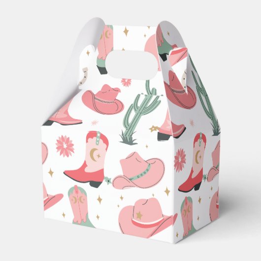 Girly Cowboy Bedankdoosjes (Achterkant)