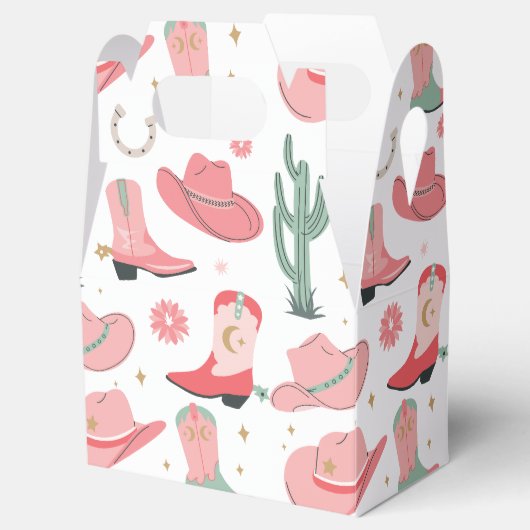 Girly Cowboy Bedankdoosjes (Geopend)