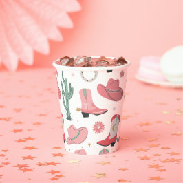 Girly Cowboy Papieren Bekers
