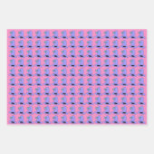 Girly Cowgirl Pet Verjaardag Inpakpapier Vel (Voorkant 2)