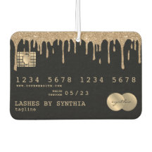 girly credit card style gold drips lashes makeup