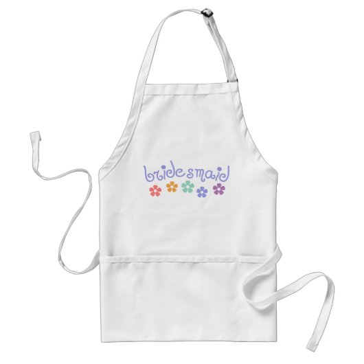Girly-Cue Bridesmaid Standaard Schort (Voorkant)