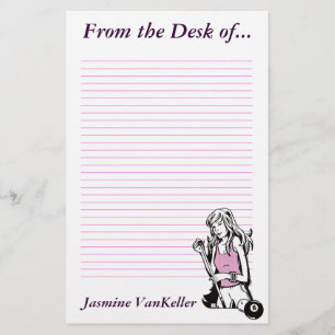 Girly Cue Briefpapier