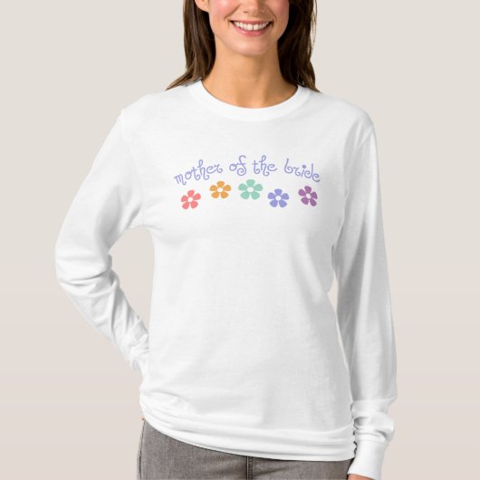 Girly-Cue-moeder van Bride T-shirt (Voorkant)