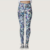 Girly Cute Colorful Glitter Leggings (Voorkant)