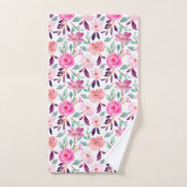 Girly  Cute  Floral Pattern Bad Handdoek (Handdoek)