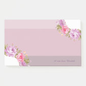 Girly Cute Floral , speciaal gepersonaliseerd Post-it® Notes (Voorkant)