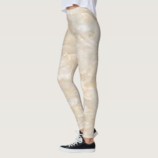 Girly Cute Trendy Marble Texture Leggings (Links)