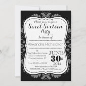 Girly Day of the Dead Cat Sweet Sixteen Kaart (Voorkant)