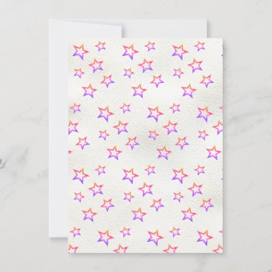 Girly de kleurstof roze Rolschaatsen Verjaardagsfe Kaart (Achterkant)