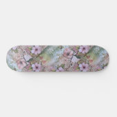 Girly  Decoupage Geïnspireerd Bloemen Skateboard (Horizontaal)
