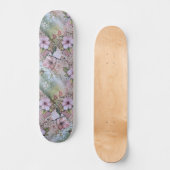 Girly  Decoupage Geïnspireerd Bloemen Skateboard (Voorkant)