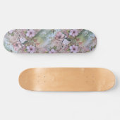 Girly  Decoupage Geïnspireerd Bloemen Skateboard (Horizontaal)