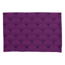 Girly Deep Paars Faux Quilted Diamond Pattern