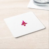 Girly Design, Light Gold, Purplish RePaper Coaster Kartonnen Onderzetters (Schuin)