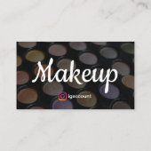Girly Design minimalistische make-up artiest Visitekaartje (Achterkant)