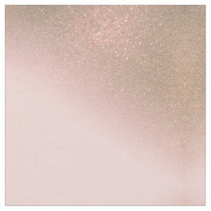 Girly Diagonal Gold Blush Pink Ombre Gradiënt Stof