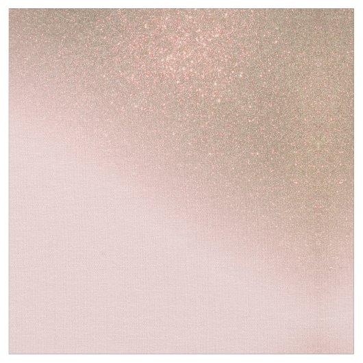 Girly Diagonal Gold Blush Pink Ombre Gradiënt Stof (Close Up)