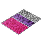 Girly Diamond Animal Print Notitieboek (Linkerzijde)