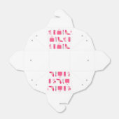Girly dingen afhaalcontainer bedankdoosjes (Uitgevouwen)