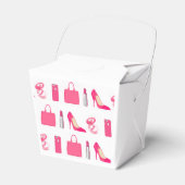 Girly dingen afhaalcontainer bedankdoosjes (Voorkant Zijde)