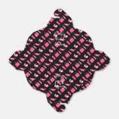 Girly dingen afhaalcontainer bedankdoosjes (Uitgevouwen)