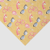 Girly Dingen (Design 37 Geel/Sinaasappel Series) Tissuepapier (Detail)