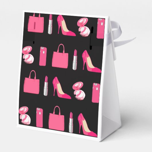 Girly dingen gunst doos bedankdoosjes (Achterkant)