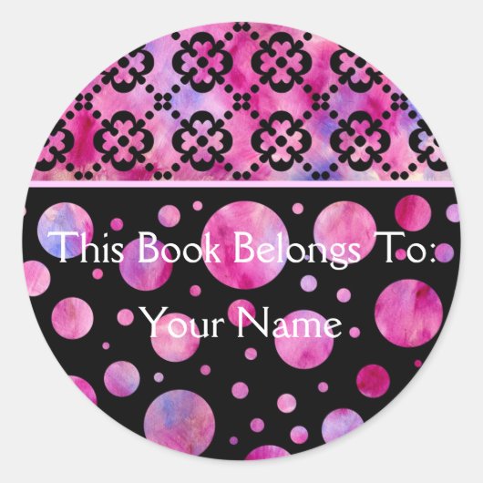 Girly Dit boek is van Sticker (Voorkant)