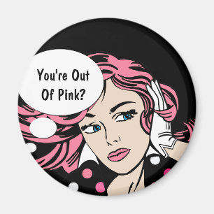 Girly Diva Magnets Magneet