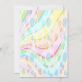 Girly Dog met Bow 1st Birthday Sign Kaart (Achterkant)