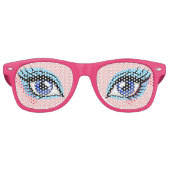 Girly Doll Eye Vrouwen Grappige Party Kostuum Bril Retro Zonnebril